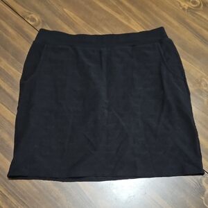 Chico's Classic Black Mini Skort